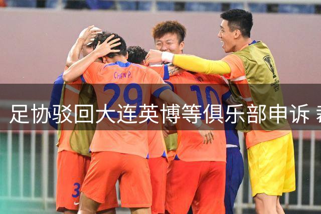 足协驳回大连英博等俱乐部申诉 裁判判罚获评议组支持